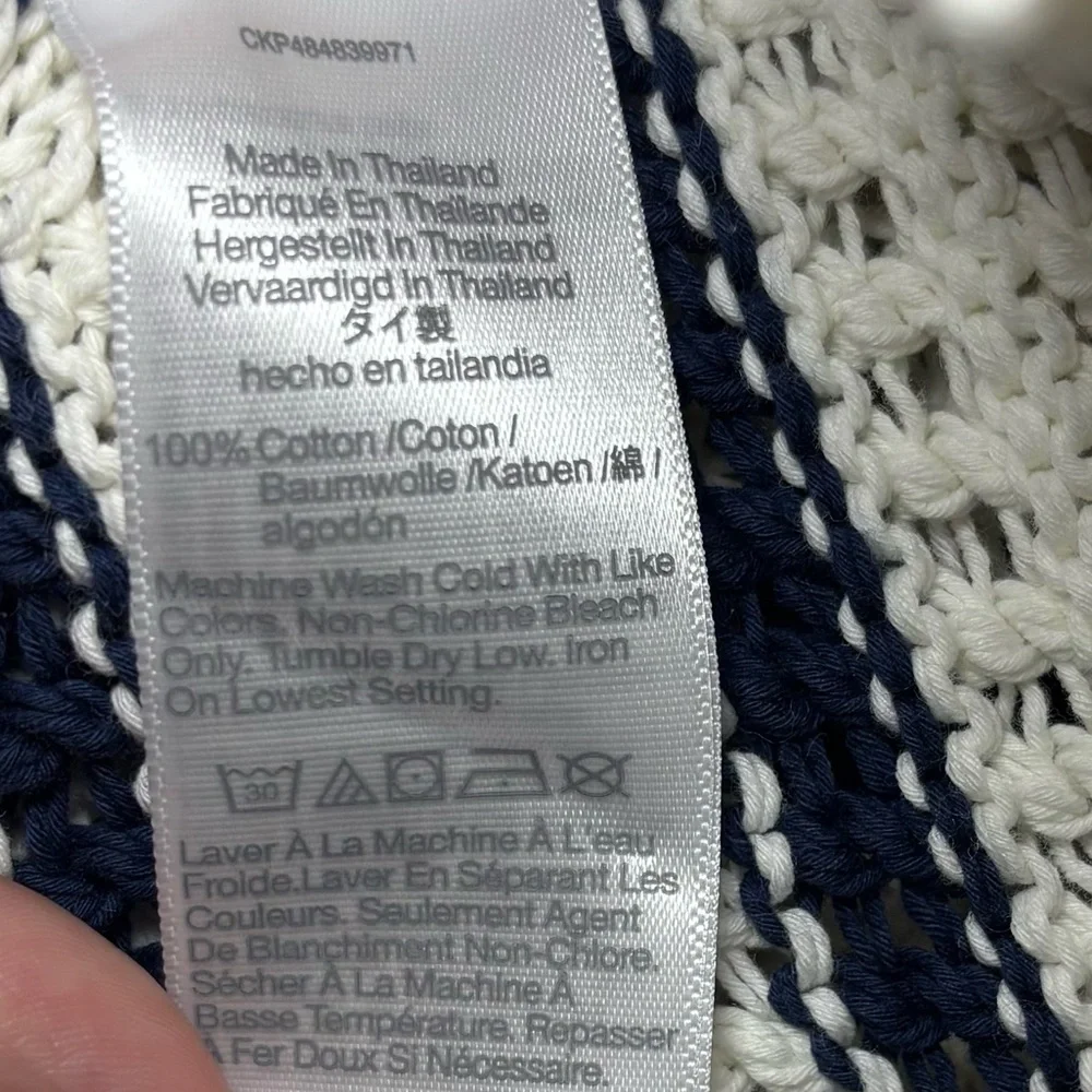 Madewell Crochet-Knit Crewneck Sweater Tank | Size M - Picture 7 of 10